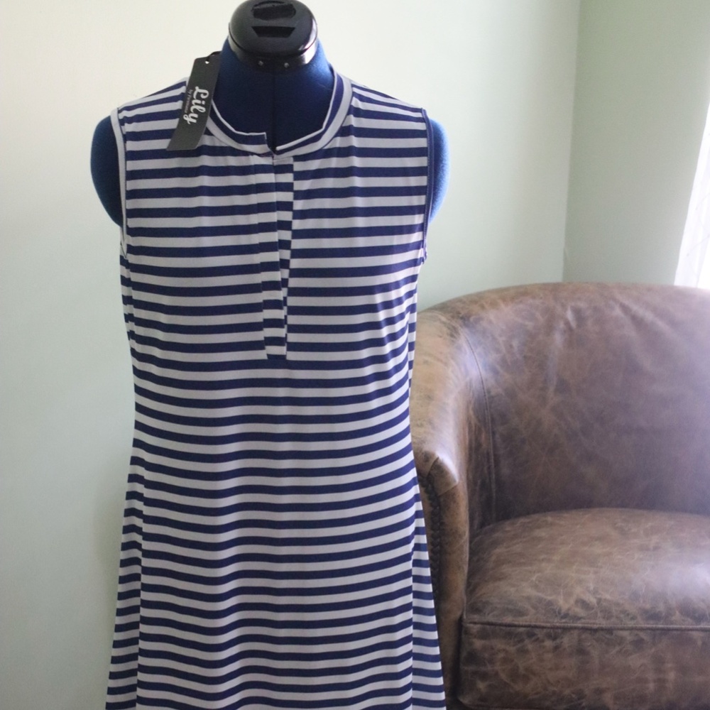 Dry fit sleeveless midi dress